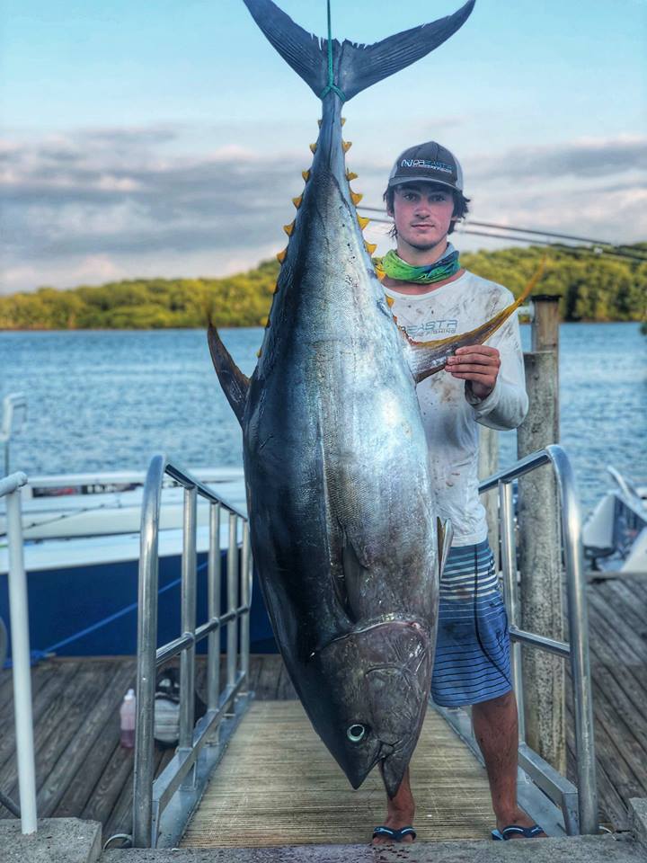 Zack with big yellwofin tuna