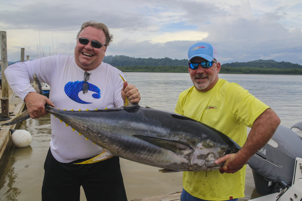 yellowfin tuna caught