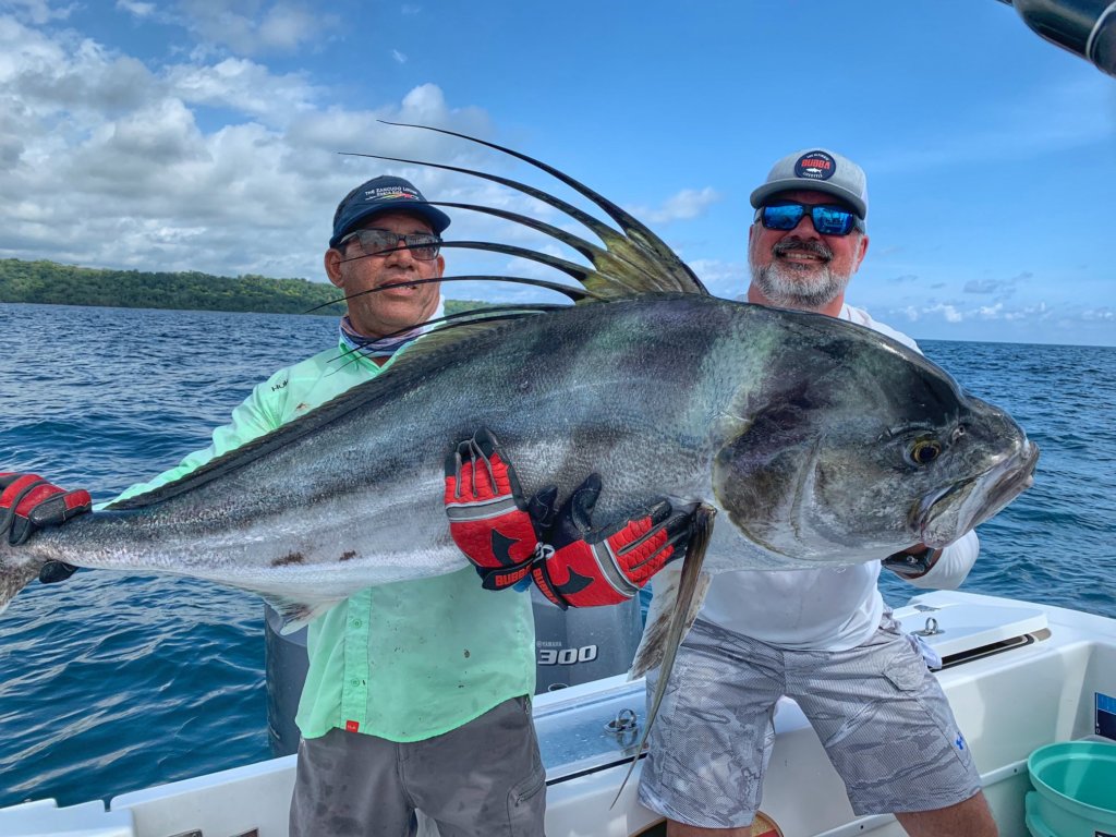 giant roosterfish in costa rica