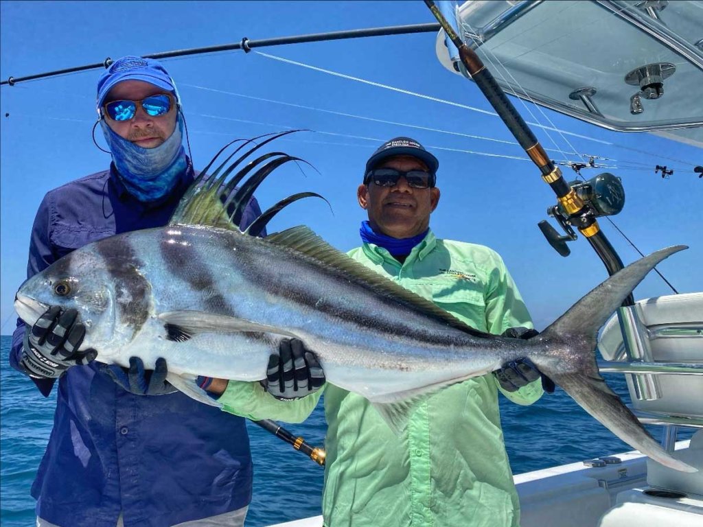 Roosterfish on the boat