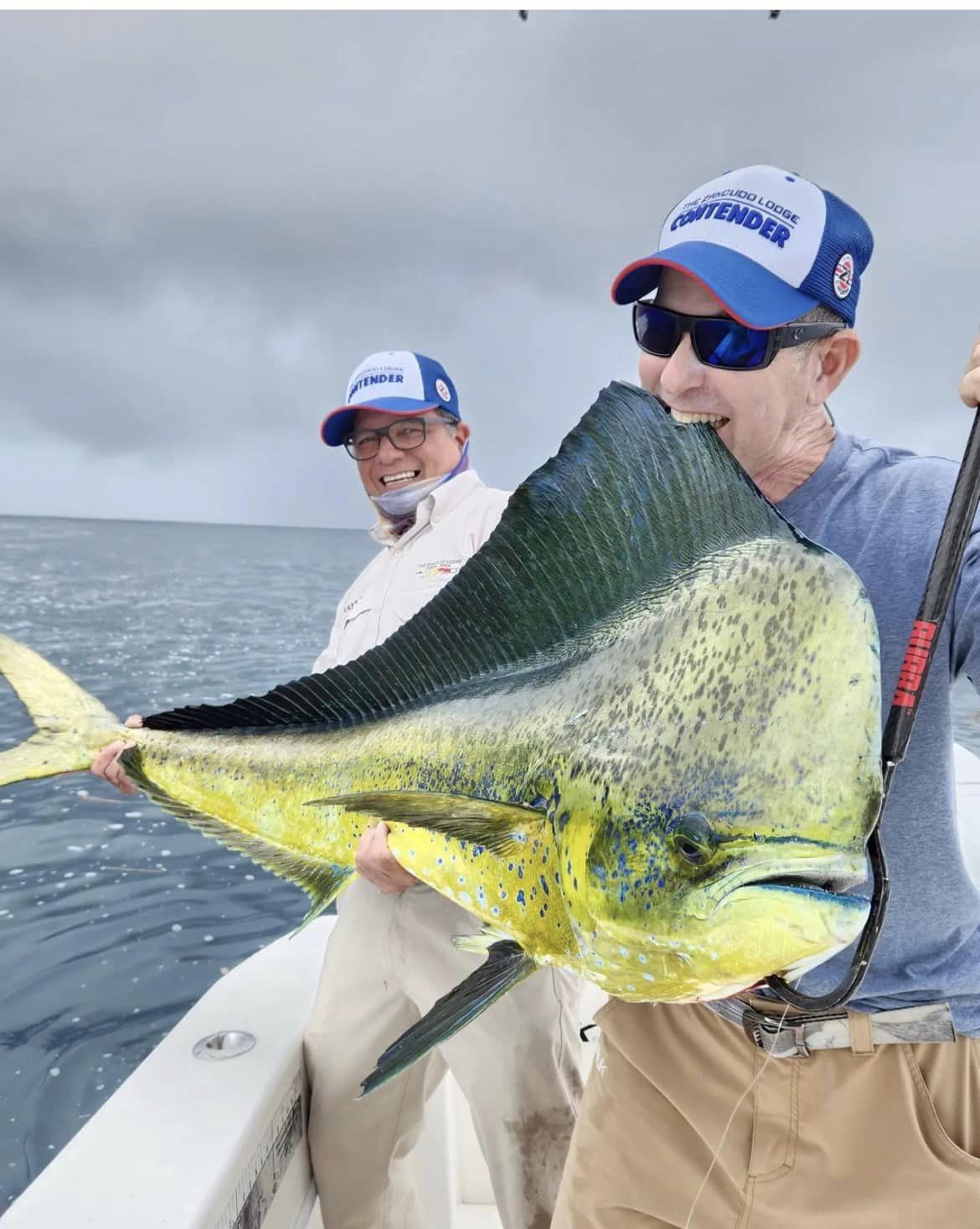 Satellite Tracker Used to Mark Floating FAD Buoy - Fishing it Again Today -  The Zancudo Lodge, Costa Rica