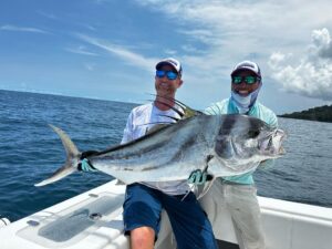Kip with 50 lbs roosterfish